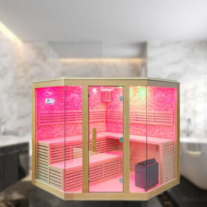 Indoor 2-4 Person Low Emf Mobile Home Far Infrared Sauna Room