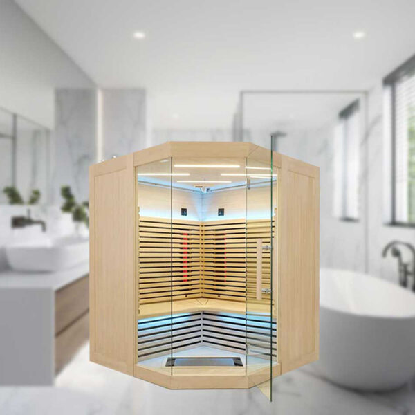 Indoor 2-4 Person Low Emf Mobile Home Far Infrared Sauna Room - Image 2